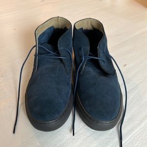 Mens blue dress shoes